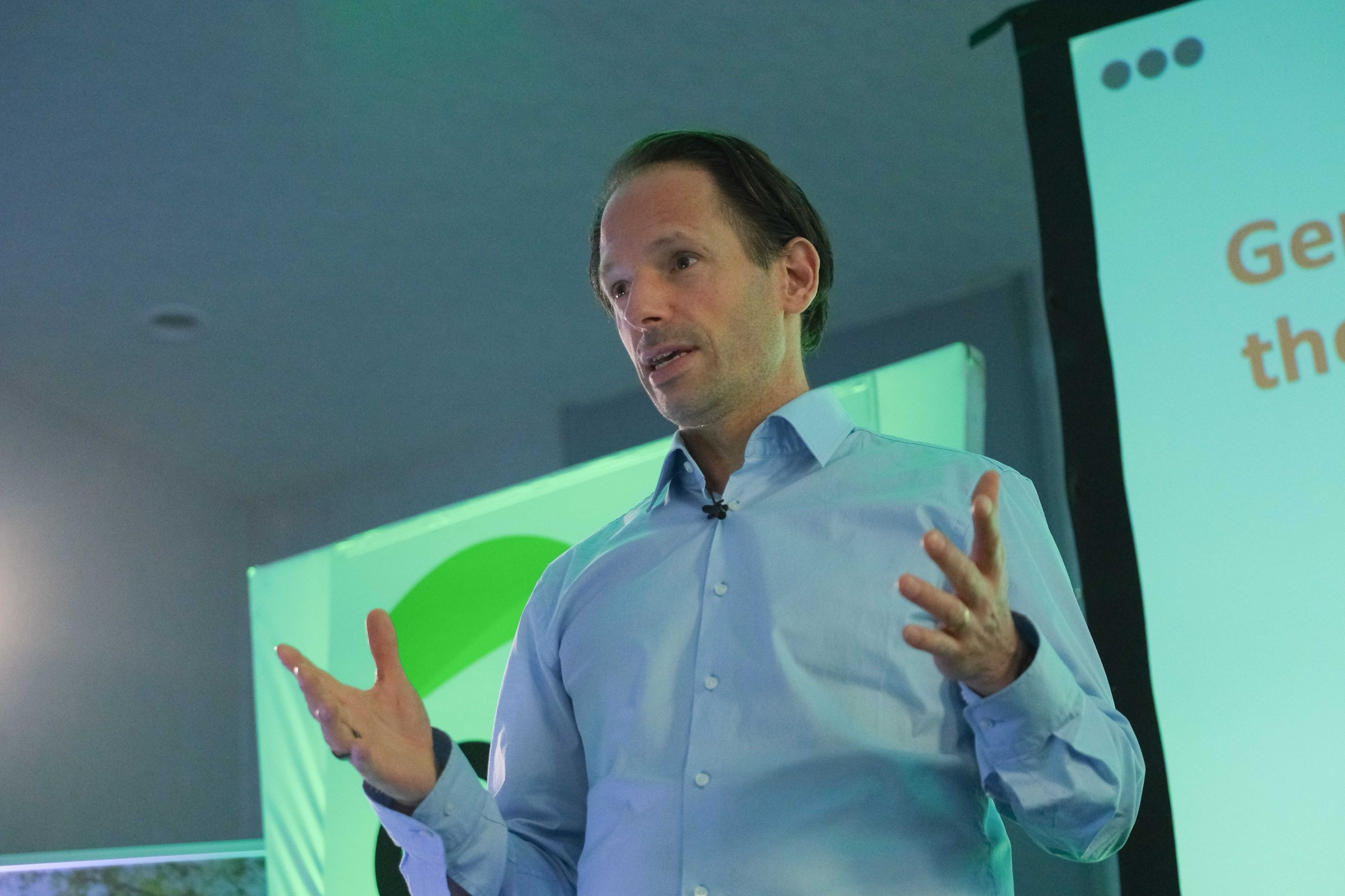 Greg at OIA event